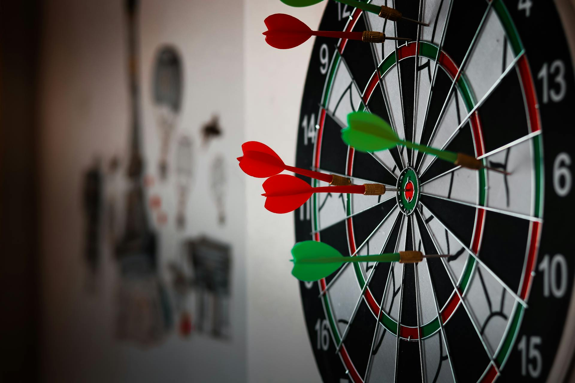 Dartboard target
